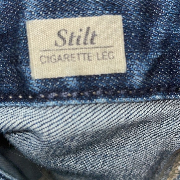 AG Adriano Goldschmied Stilt Cigarette Leg Blue Jeans Size 30. - Picture 5 of 6